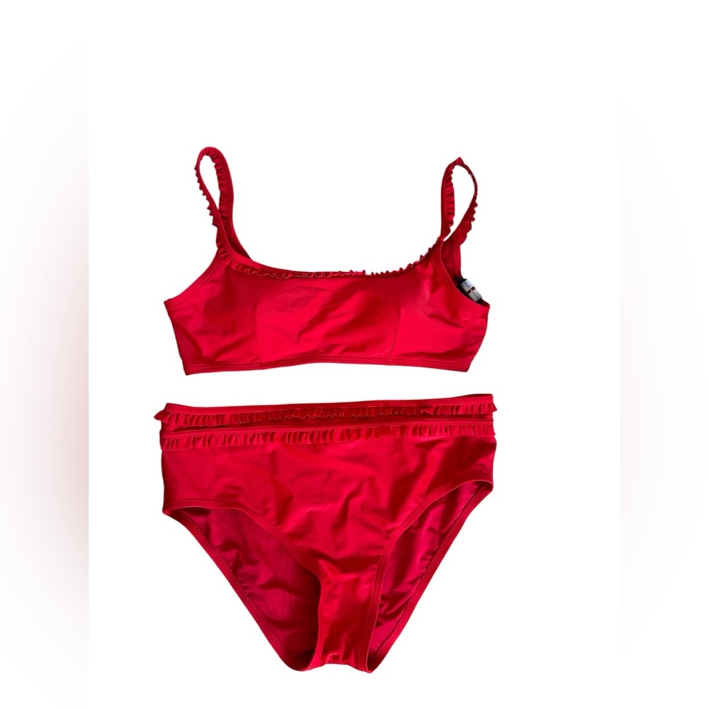 Tommy‎ Hilfiger Vibrant Red bikini two piece L/XL